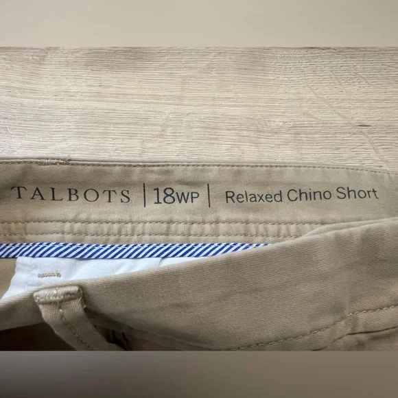 Talbots Relaxed Super Soft Chino Shorts - Picture 7 of 10